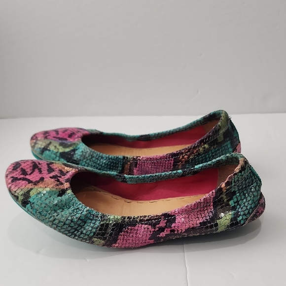 Tieks Colorful Snakeskin Flats - Picture 4 of 10